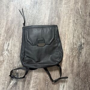Kooba Black Leather Backpack